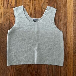 Patagonia Organic Cotton Spring Sweater Tank - Drifter Grey